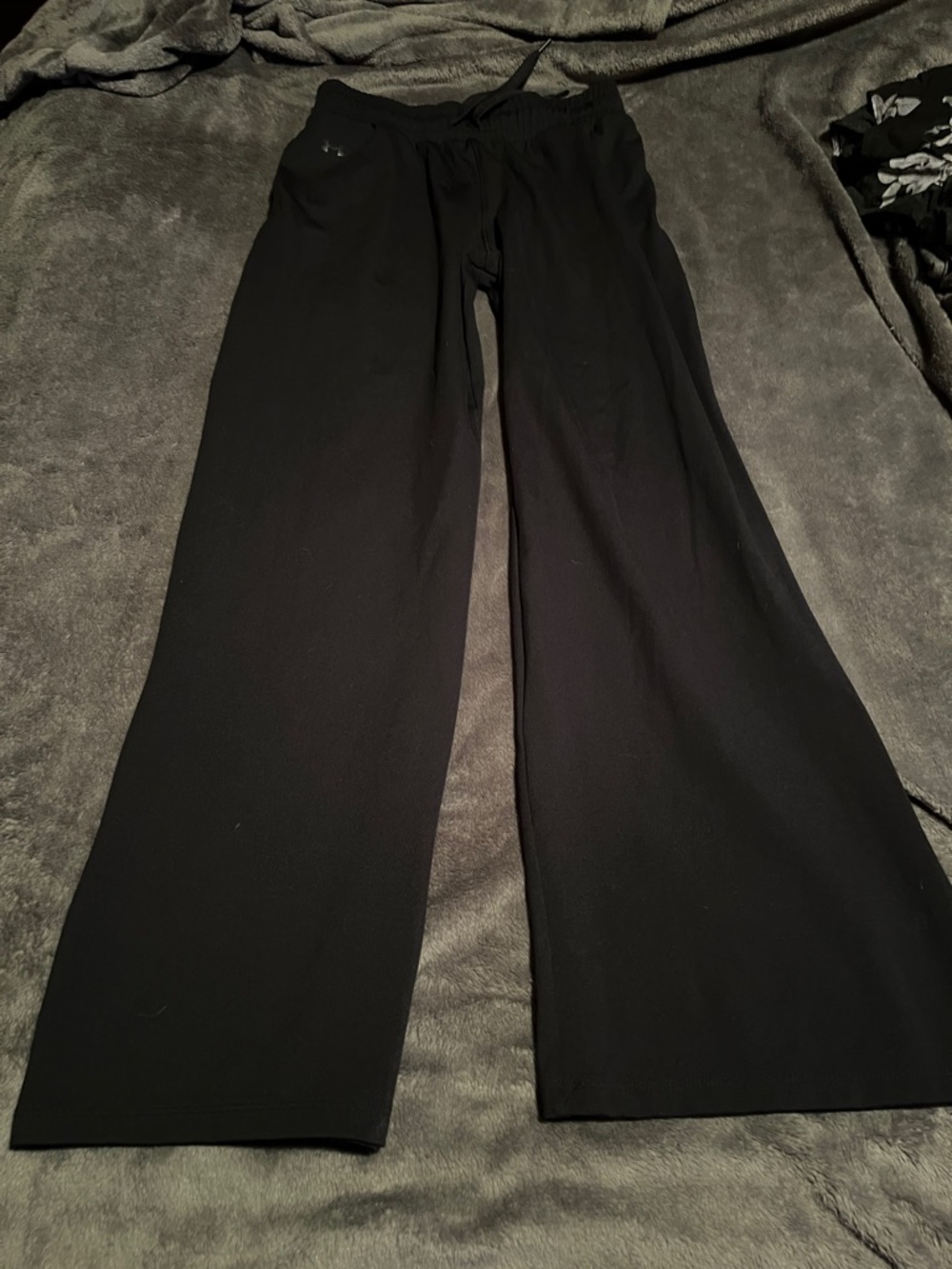 Women's Wide-Leg Pull-On Pants - Black